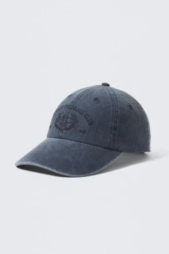 Stick-Cap – Dunkelblau