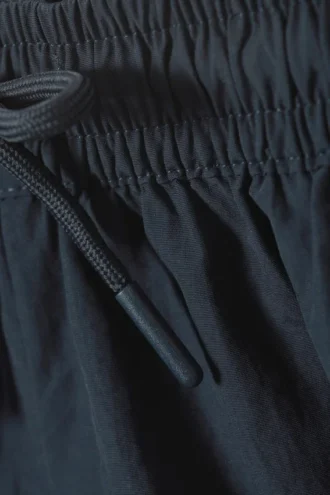 Strukturierte Badeshorts in mittlerer Länge – Dunkelblau