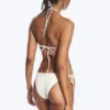 Strukturierte Bikinihose mit Bändern – Hellbeige Strukturierte Bikinihose mit Bändern – Hellbeige