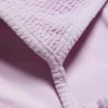 Strukturiertes Bikini-Oberteil mit quadratischem Ausschnitt – Helllila
