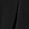 Strukturiertes Mini-T-Shirt-Kleid – Schwarz Strukturiertes Mini-T-Shirt-Kleid – Schwarz