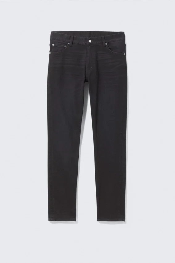 Sunday Mid Rise Slim Tapered Jeans – Almost Black – Schwarz Sunday Mid Rise Slim Tapered Jeans – Almost Black – Schwarz