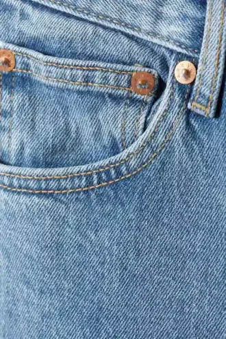 Sunday Mid Rise Slim Tapered Jeans – Cerulean Blue – Hellblau