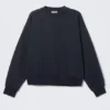Sweatshirt in lockerer Passform – Dunkelblau Sweatshirt in lockerer Passform – Dunkelblau