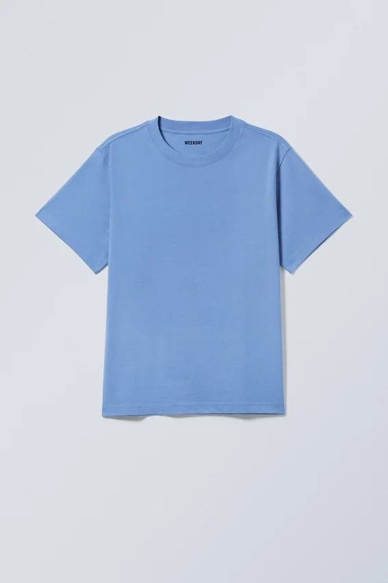 T-Shirt in klassischer Passform – Blau T-Shirt in klassischer Passform – Blau