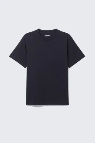 T-Shirt in klassischer Passform – Dunkelblau