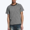 T-Shirt in klassischer Passform – grau gestreift T-Shirt in klassischer Passform – grau gestreift