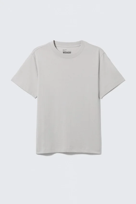 T-Shirt in klassischer Passform – Hellgrau T-Shirt in klassischer Passform – Hellgrau