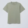 T-Shirt in klassischer Passform – Hellkhaki T-Shirt in klassischer Passform – Hellkhaki