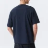 T-Shirt in lockerer Passform – Dunkelblau T-Shirt in lockerer Passform – Dunkelblau