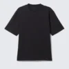 T-Shirt in lockerer Passform – Marineblau T-Shirt in lockerer Passform – Marineblau