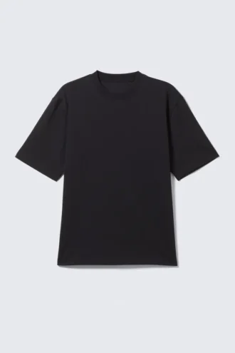 T-Shirt in lockerer Passform – Marineblau