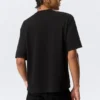T-Shirt in lockerer Passform – Schwarz T-Shirt in lockerer Passform – Schwarz