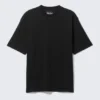 T-Shirt in lockerer Passform – Schwarz T-Shirt in lockerer Passform – Schwarz