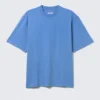 T-Shirt in lockerer Passform – Washed Blue T-Shirt in lockerer Passform – Washed Blue