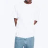 T-Shirt in lockerer Passform – Weiß T-Shirt in lockerer Passform – Weiß