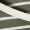 T-Shirt mit kastenförmigen Ärmeln – Gestreift, Khaki T-Shirt mit kastenförmigen Ärmeln – Gestreift, Khaki