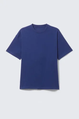 T-Shirt mit lockerer Passform – Dunkelblau