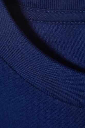 T-Shirt mit lockerer Passform – Dunkelblau