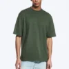 T-Shirt mit lockerer Passform – Dunkelgrün T-Shirt mit lockerer Passform – Dunkelgrün