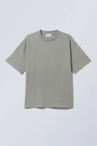T-Shirt mit lockerer Passform – Dusty Grey