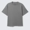 T-Shirt mit lockerer Passform – Dusty Grey T-Shirt mit lockerer Passform – Dusty Grey