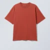 T-Shirt mit lockerer Passform – gewaschenes Rot T-Shirt mit lockerer Passform – gewaschenes Rot