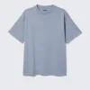 T-Shirt mit lockerer Passform – Hellstaubblau T-Shirt mit lockerer Passform – Hellstaubblau