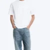 T-Shirt mit lockerer Passform – Weiß