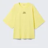 T-Shirt mit Print in Boxy-Passform – Hellgelb – Dizzy Diamonds T-Shirt mit Print in Boxy-Passform – Hellgelb – Dizzy Diamonds