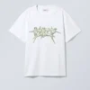 T-Shirt mit Print in Boxy-Passform – Weiß – Blades of Metal T-Shirt mit Print in Boxy-Passform – Weiß – Blades of Metal