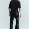 T-Shirt mit Print und Used-Look, kurzärmelig – Dunkelgrau – Rock ‚N‘ Roll T-Shirt mit Print und Used-Look, kurzärmelig – Dunkelgrau – Rock ‚N‘ Roll