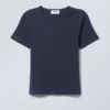 T-Shirt mit schmaler Passform – Dunkelblau T-Shirt mit schmaler Passform – Dunkelblau