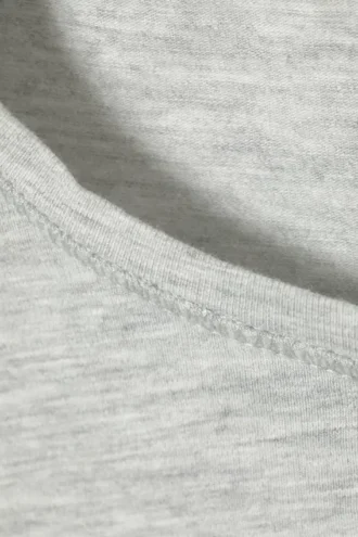 T-Shirt mit schmaler Passform – Grau