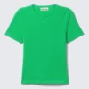 T-Shirt mit schmaler Passform – Hellgrün T-Shirt mit schmaler Passform – Hellgrün