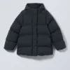 Taillierte Daunenjacke – Dunkelblau Taillierte Daunenjacke – Dunkelblau
