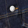 Taillierte Denim-Truckerjacke – Blue Rinse – Dunkelblau Taillierte Denim-Truckerjacke – Blue Rinse – Dunkelblau