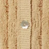 Taillierte, langärmelige Strickjacke – Beige Taillierte, langärmelige Strickjacke – Beige