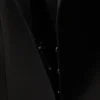 Taillierter Blazer mit Schlitzärmeln – Schwarz Taillierter Blazer mit Schlitzärmeln – Schwarz