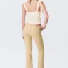 Tailliertes Korsett-Oberteil mit Bändern – Off-White Tailliertes Korsett-Oberteil mit Bändern – Off-White