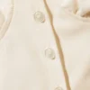Tailliertes Korsett-Oberteil mit Bändern – Off-White Tailliertes Korsett-Oberteil mit Bändern – Off-White
