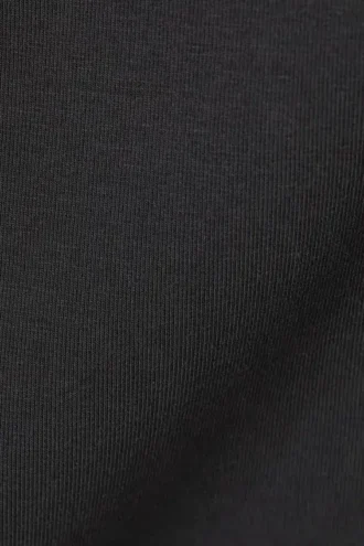 Tailliertes Tanktop mit quadratischem Ausschnitt – Dunkelgrau
