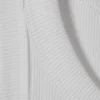 Tailliertes Tanktop mit Rippbündchen – Weiß Tailliertes Tanktop mit Rippbündchen – Weiß