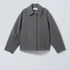 Tana-Jacke aus Wollmischung – Dunkelgrau Tana-Jacke aus Wollmischung – Dunkelgrau