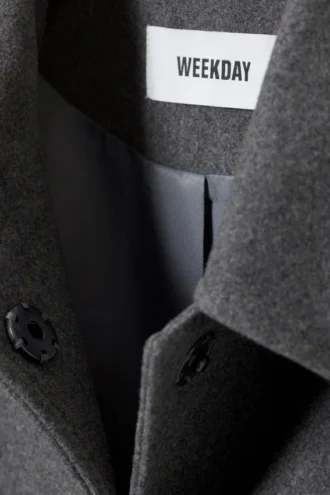 Tana-Jacke aus Wollmischung – Dunkelgrau