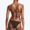 Tanga-Bikinihose im brasilianischen Stil – Dunkelbraun Tanga-Bikinihose im brasilianischen Stil – Dunkelbraun
