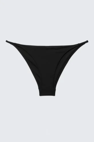 Tanga-Bikinihose im brasilianischen Stil – Schwarz