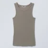 Tanktop mit Nietenverzierung – Dusty Mole Tanktop mit Nietenverzierung – Dusty Mole