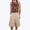 Tanktop mit Print – Rotes Camouflage-Muster Tanktop mit Print – Rotes Camouflage-Muster