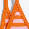 Tanktop mit schmalen Trägern – gestreift in Rosa/Orange Tanktop mit schmalen Trägern – gestreift in Rosa/Orange